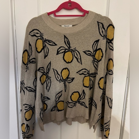 Madewell Lemon Sweater - Picture 1 of 4